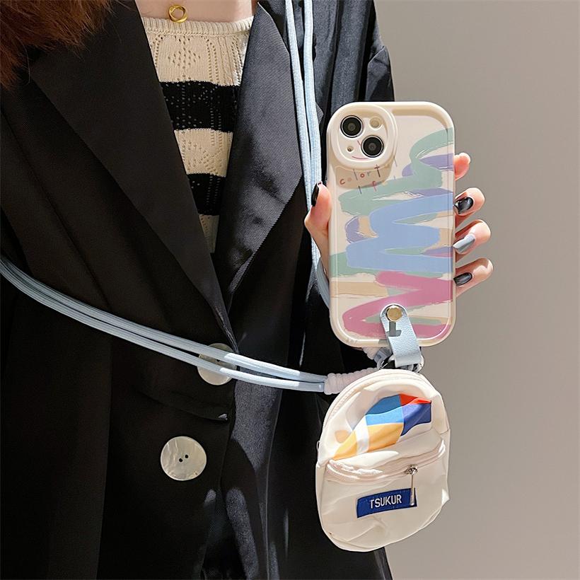 Photography By - Graffiti Oil Painting Mini Backpack Phone