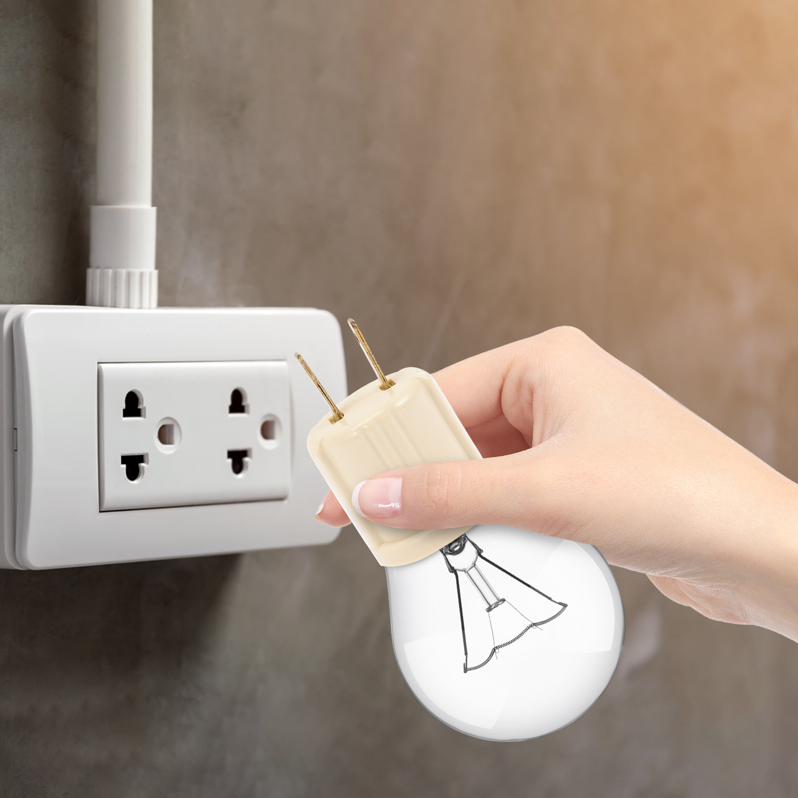 Photography Bulb - 2Pcs E26 Light Bulb Socket to