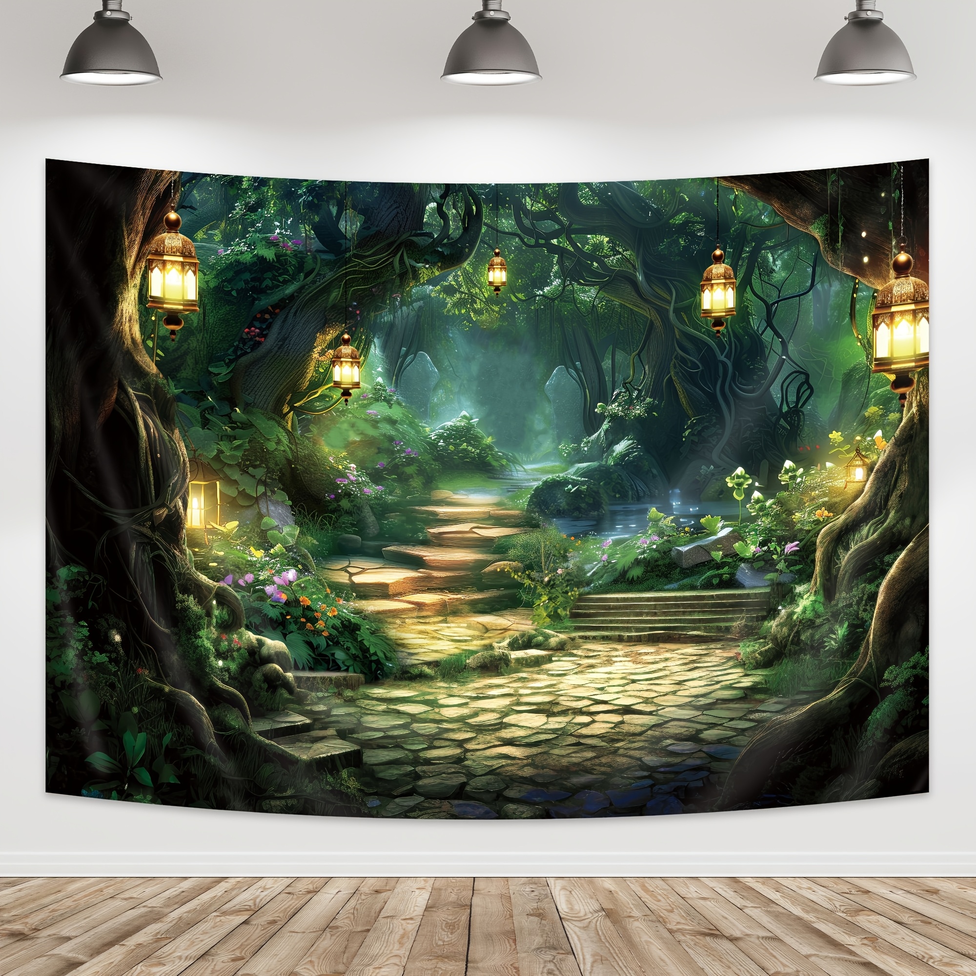 Photography Yellow Light - Fairy Tale Background Green Magic Forest
