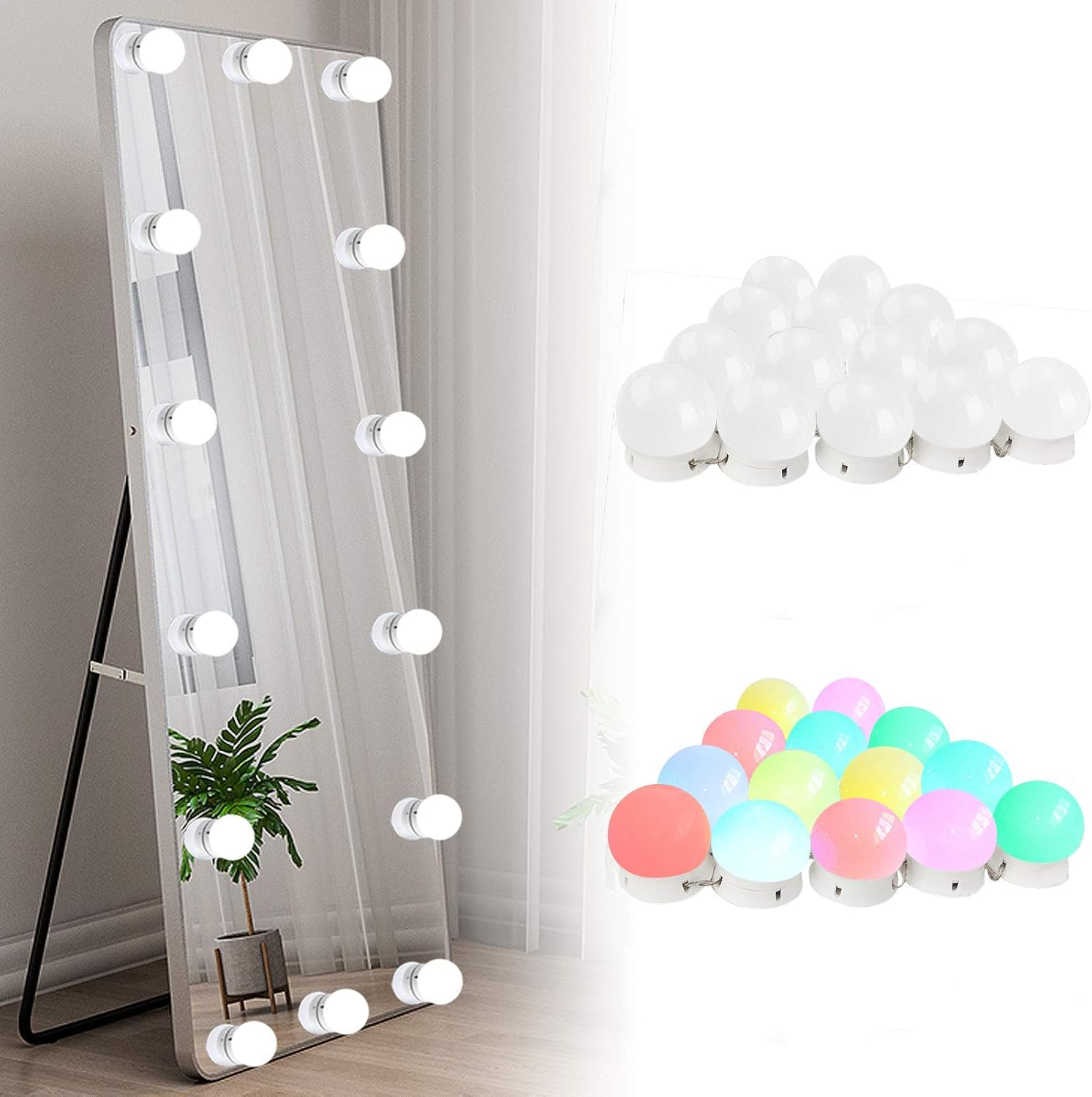 Photography Bulb - RGB Colorful DIY Hollywood Vanity Lights,