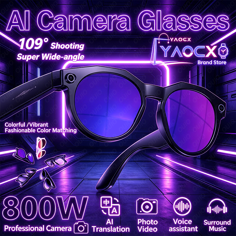 Photography Translate - New Smart Glasses Bluetooth Calling 800W
