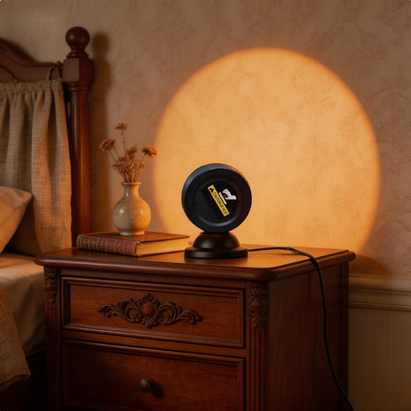 Mini Sunset Lamp Amber LED Pro - Photography Yellow Light 评论和价格