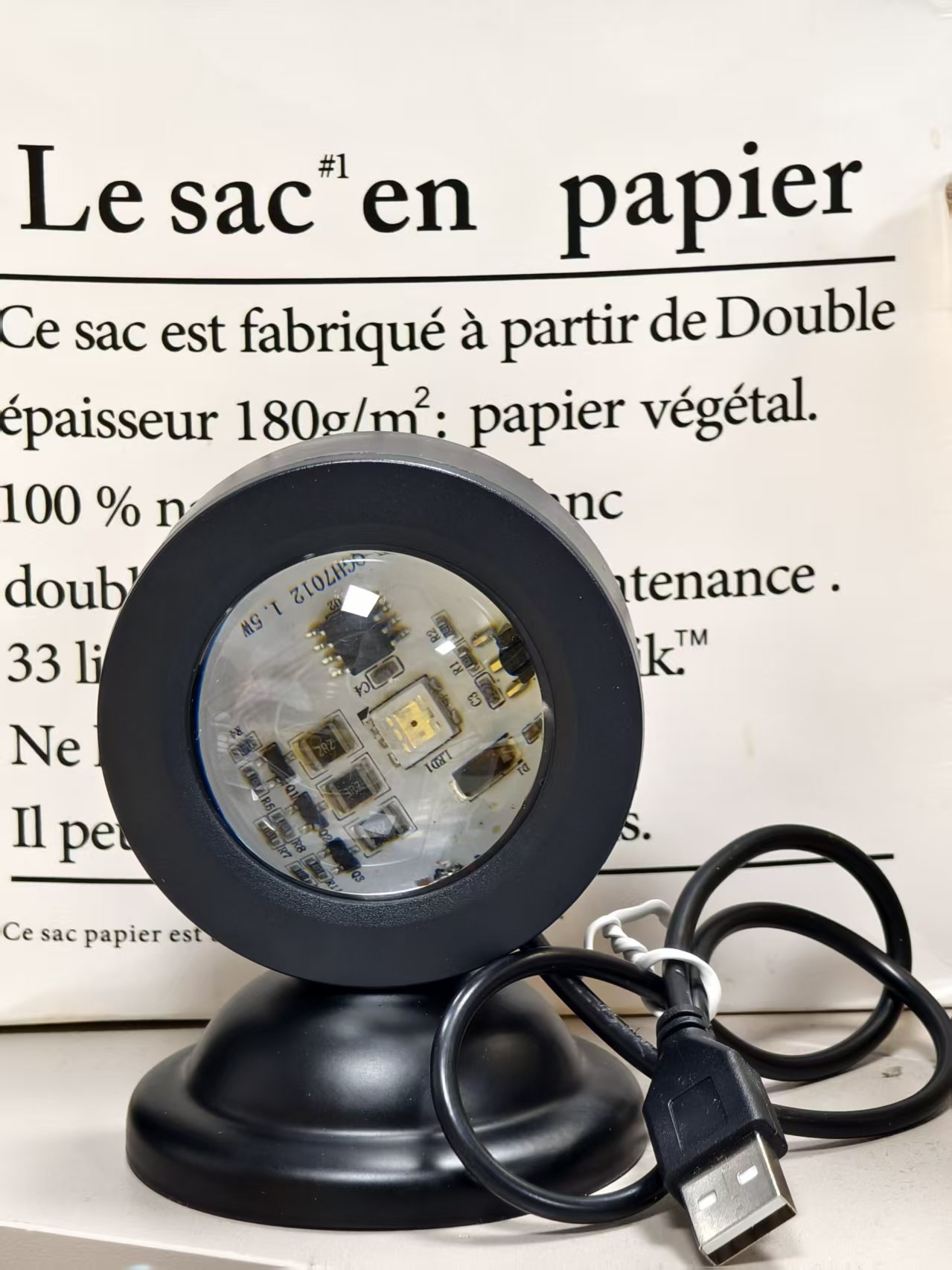 Mini Sunset Lamp Amber LED Pro - Photography Yellow Light 评论和价格