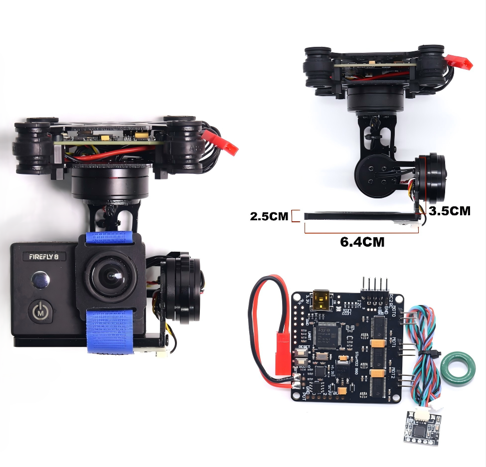 RCTOSKY 3-Axis Brushless Gimba - Photography Kit Xiaomi 评论和价格