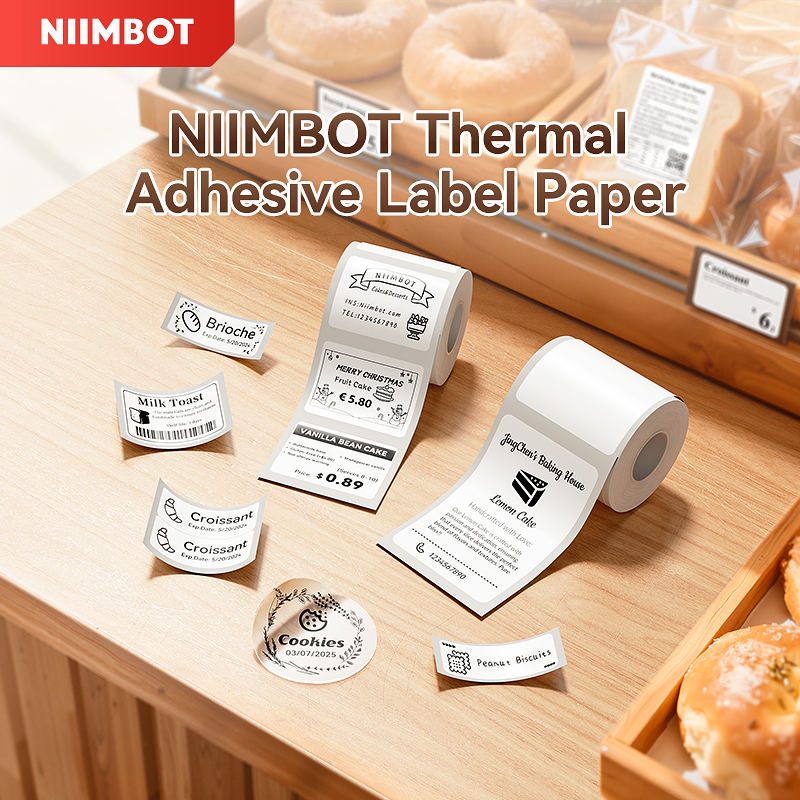 NIIMBOT Thermal Label for B1 B - Photography Logo 评论和价格