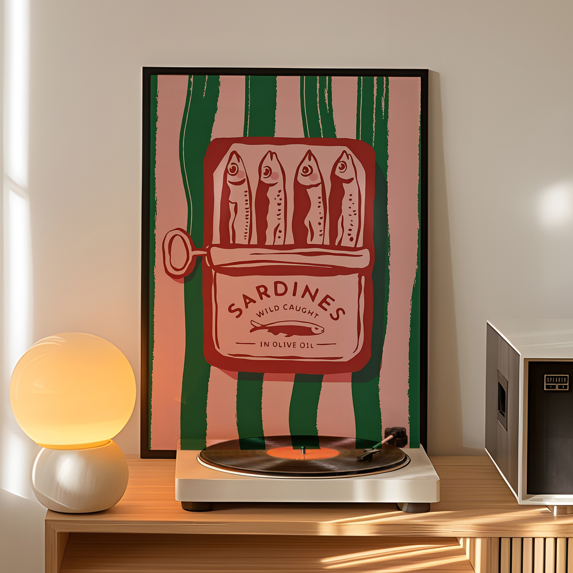 Vintage Cartoon Olive Oil Sard - Photography By 评论和价格