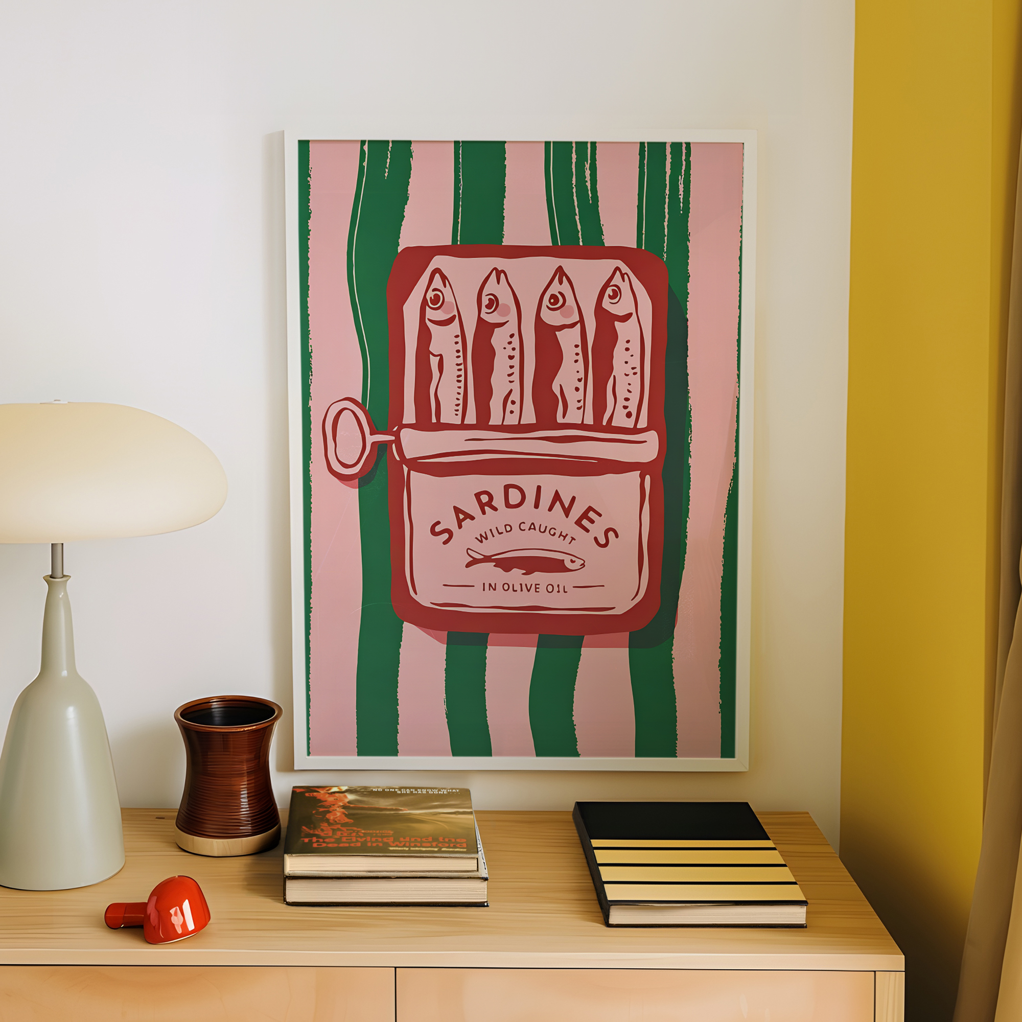 Vintage Cartoon Olive Oil Sard - Photography By 评论和价格