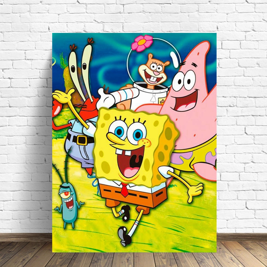 SpongeBob SquarePants Canvas P - Photography By 评论和价格