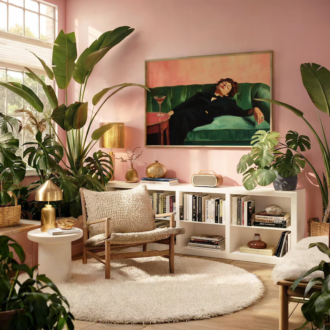 Woman on Couch with Martini |  - Photography By 评论和价格