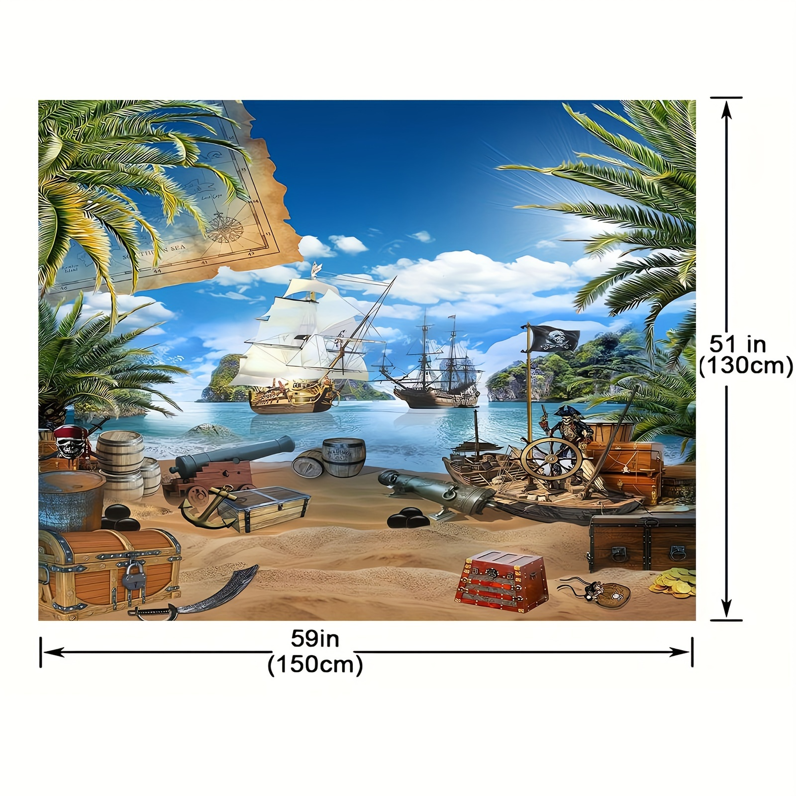 Pirate party photography backg - Photography Mapped 评论和价格