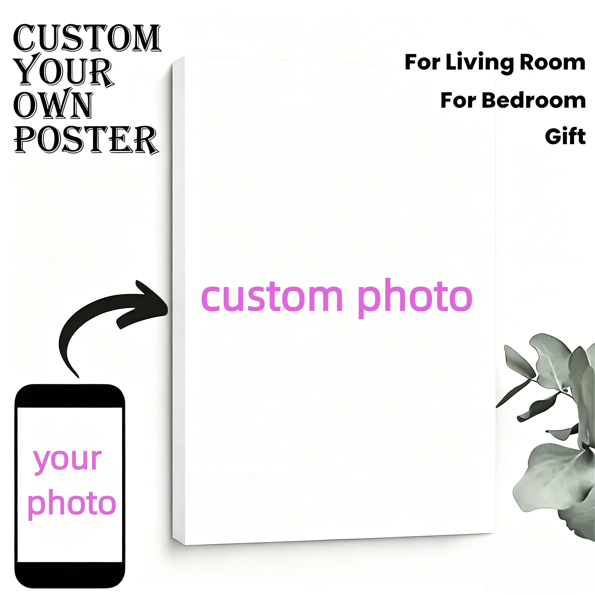 Custom Personal Photo Canvas W - Photography Logo 评论和价格
