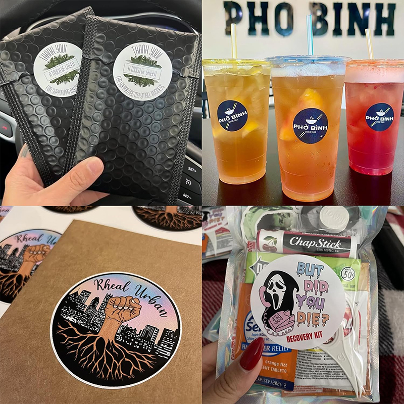 500-100Pcs Custom Stickers Cus - Photography Logo 评论和价格