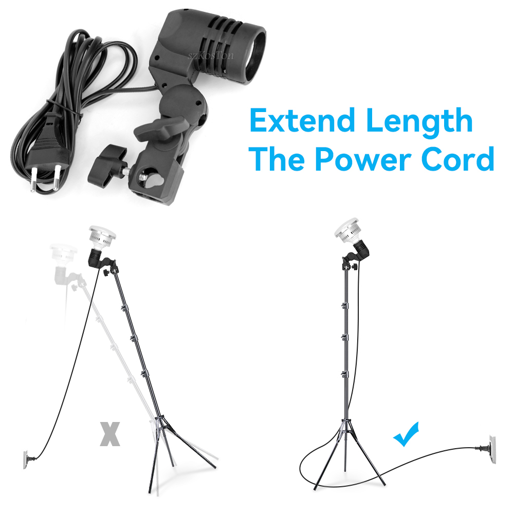 2PCS/1PC E27 Single Head Bulb  - Photography Bulb 评论和价格