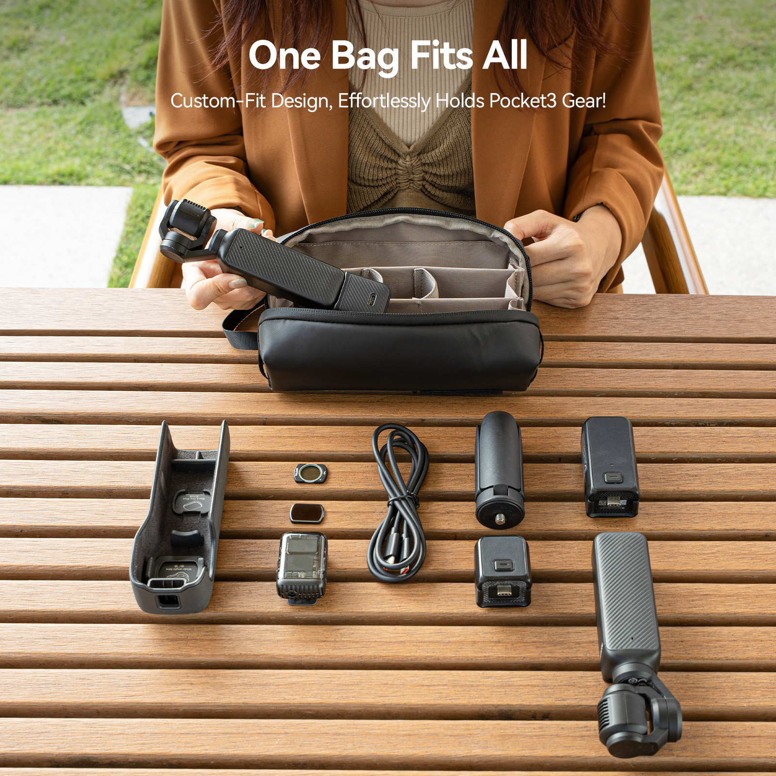 TELESIN Universal Portable Sto - Camera Bag Waterproof 评论和价格
