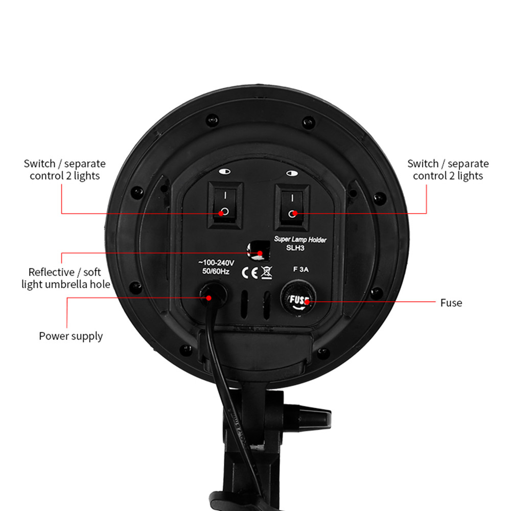 E27 Base Four Lamp Holder  Lig - Photography Bulb 评论和价格