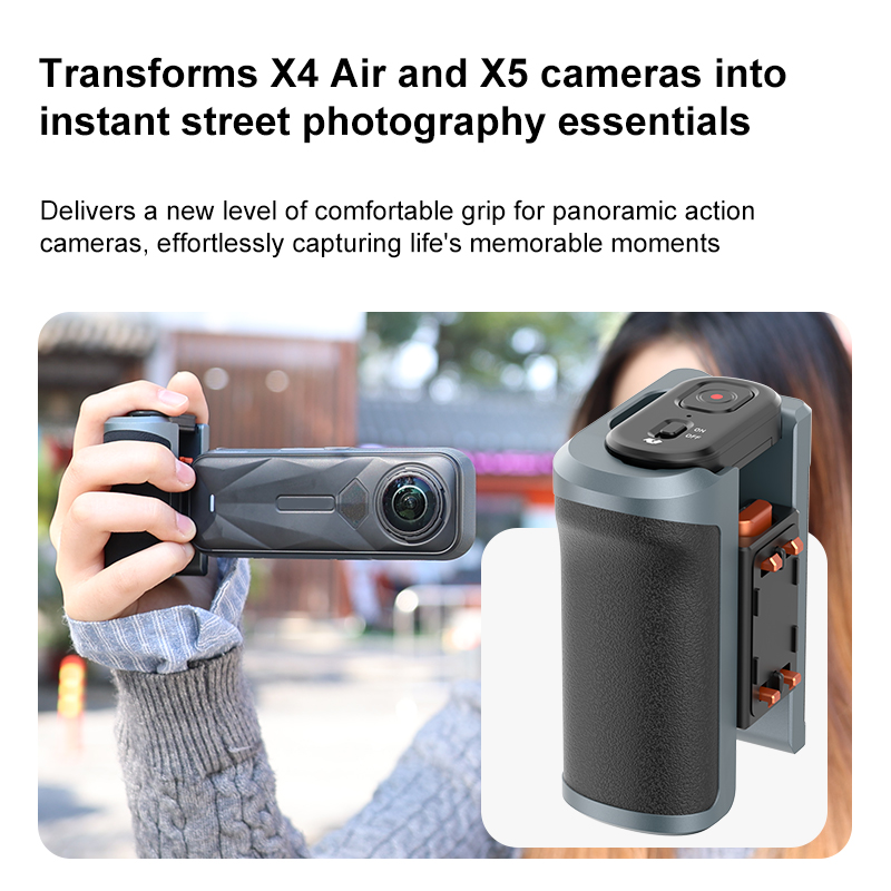 Street Grip Vlog Holder Combo  - Photography Grip Insta360 X5 评论和价格