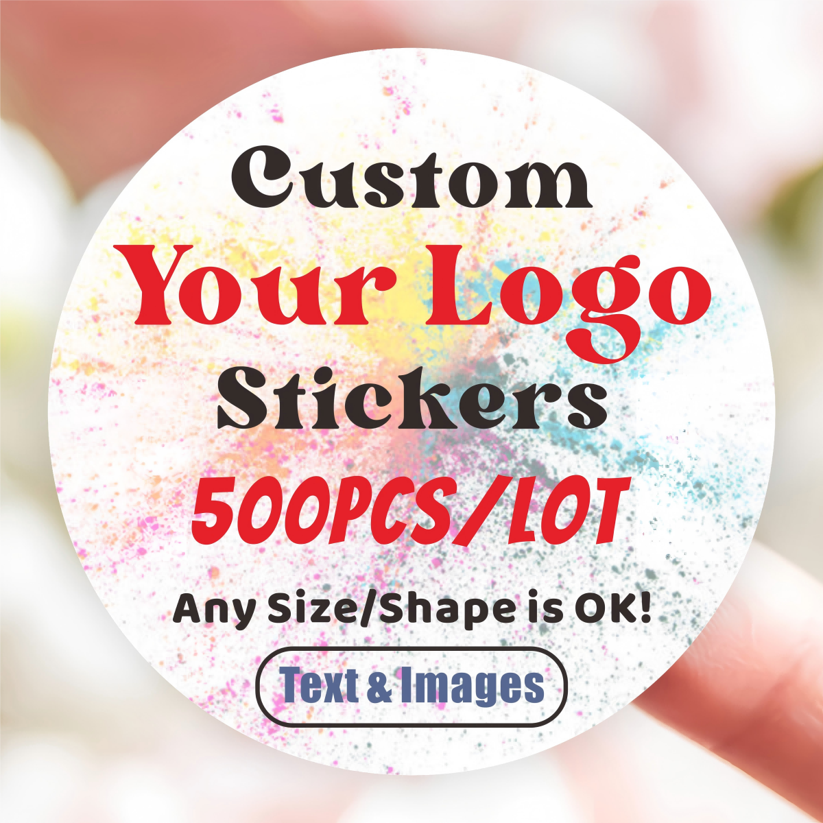 500PCS Custom Stickers Customi - Photography Logo 评论和价格