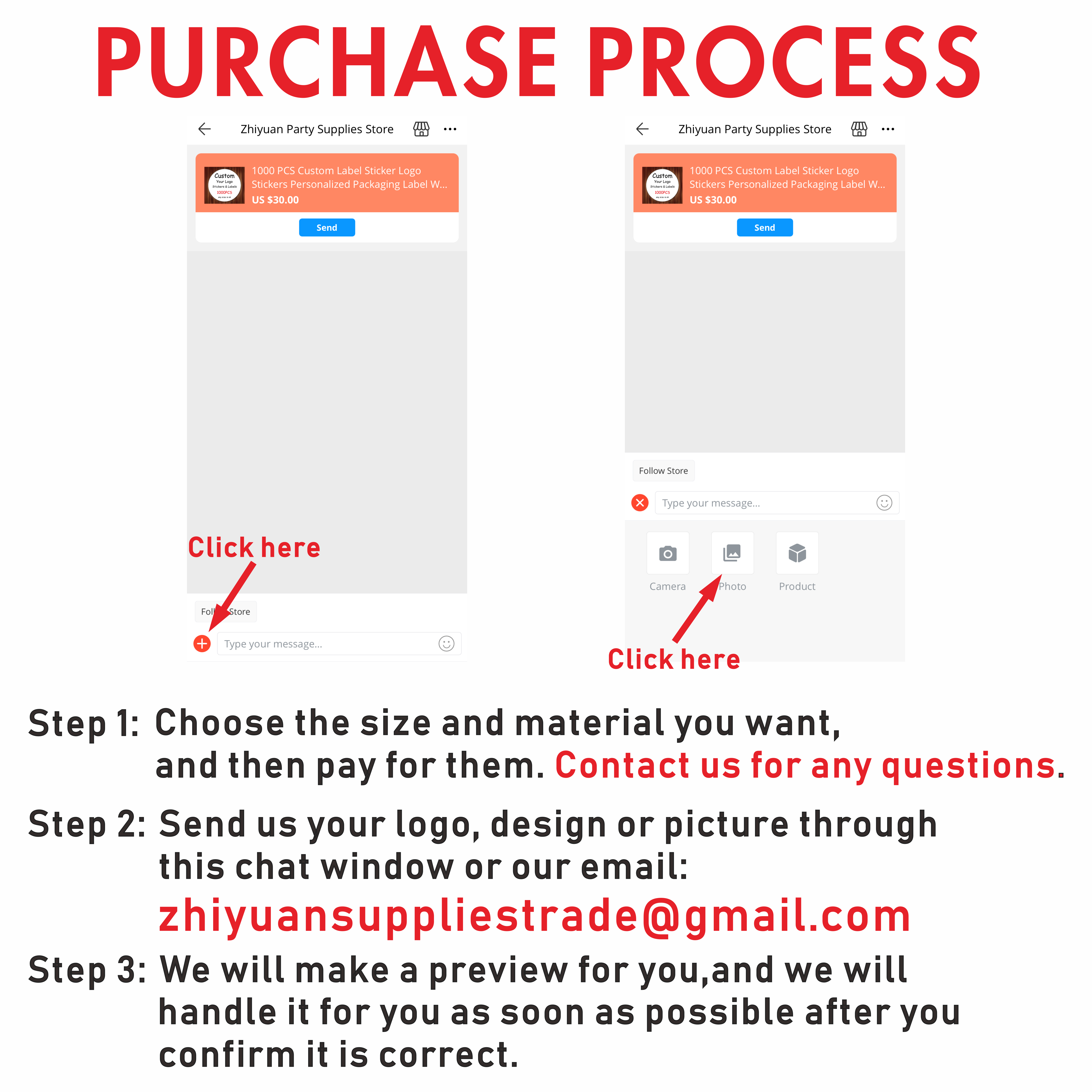 500PCS Custom Stickers Customi - Photography Logo 评论和价格