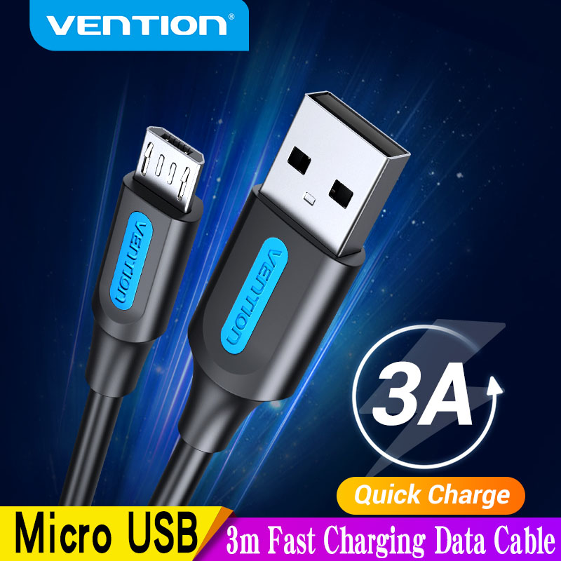 Vention Micro USB Cable 3A Nyl - Photography Kit Xiaomi 评论和价格