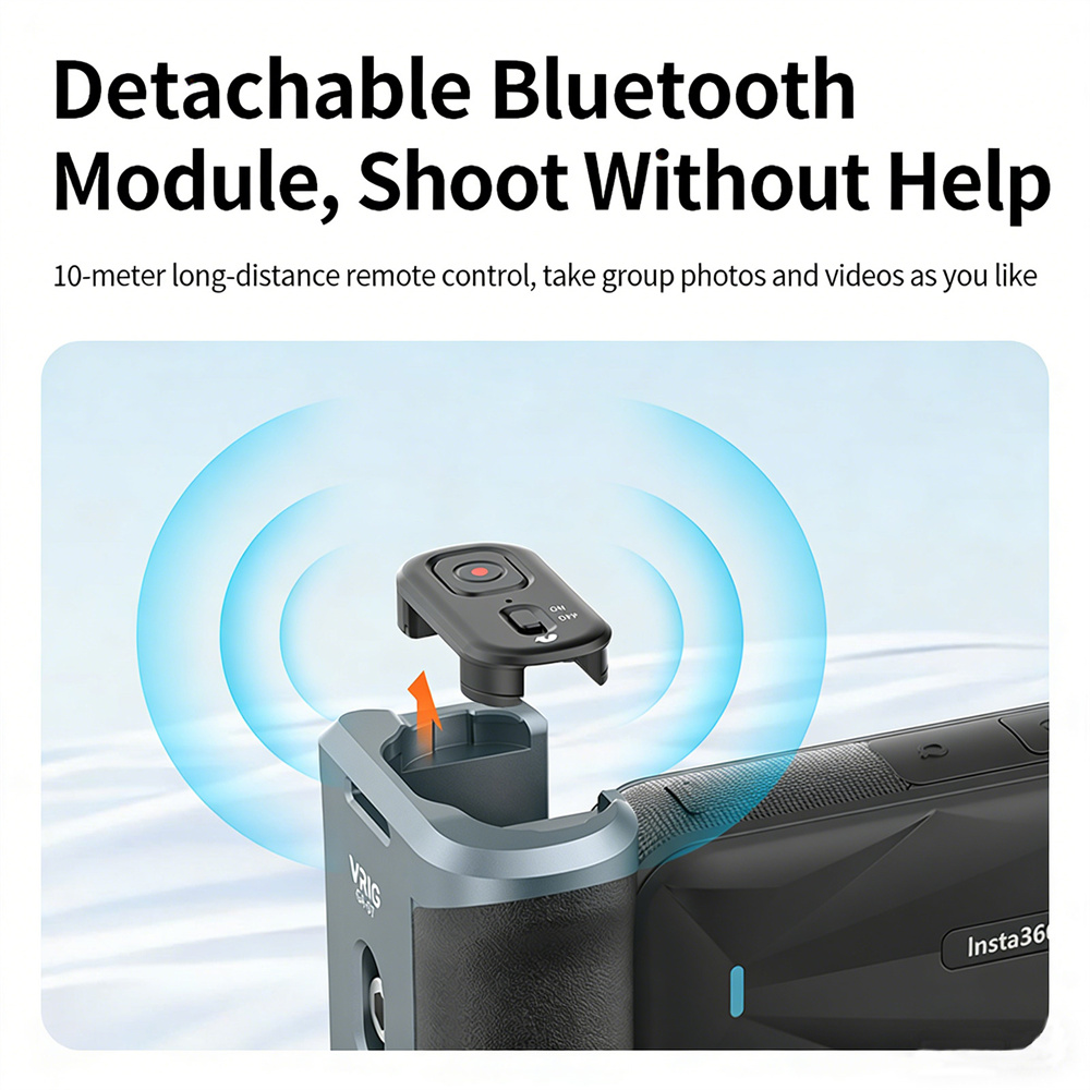 VRIG Bluetooth Magnetic Photog - Photography Grip Insta360 X5 评论和价格