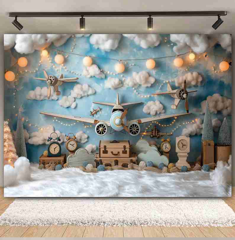 Baby Shower Hot Air Balloon Ai - Photography Mapped 评论和价格