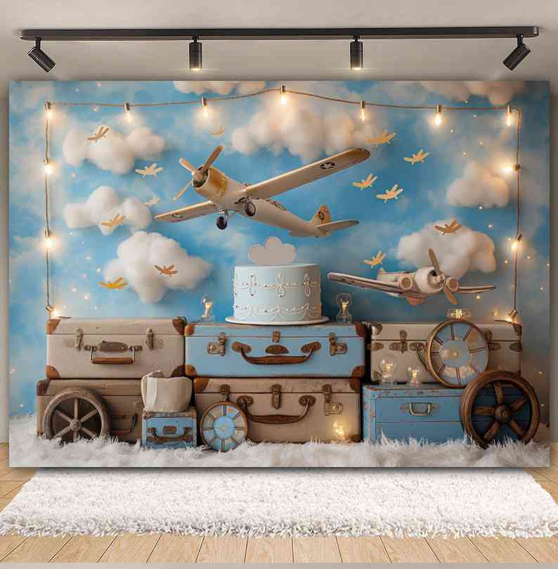 Baby Shower Hot Air Balloon Ai - Photography Mapped 评论和价格