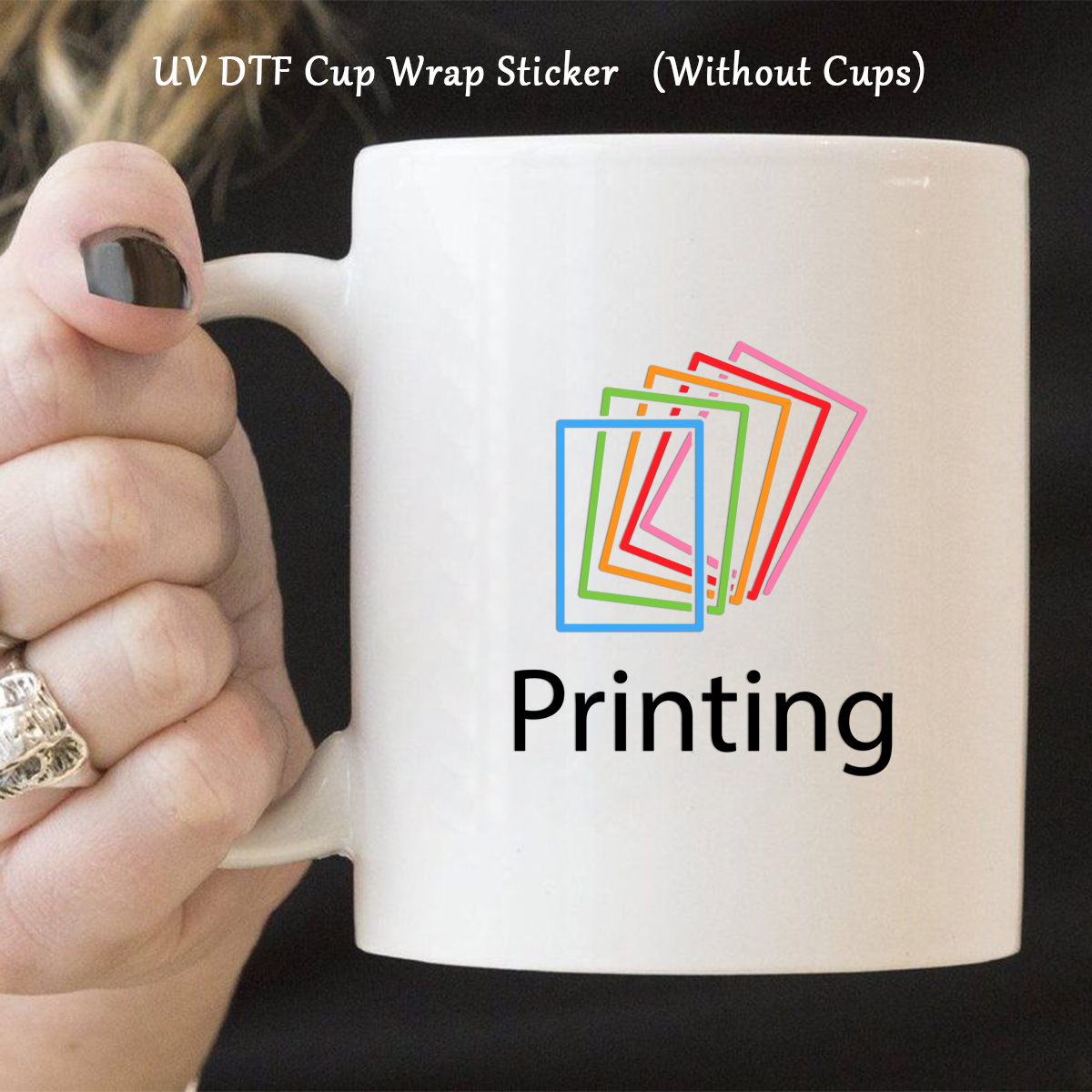 1pc Customized Uv Transfer Ima - Photography Logo 评论和价格