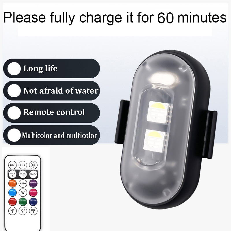 Motorcycle LED RGB Warning Lig - Photography Yellow Light 评论和价格