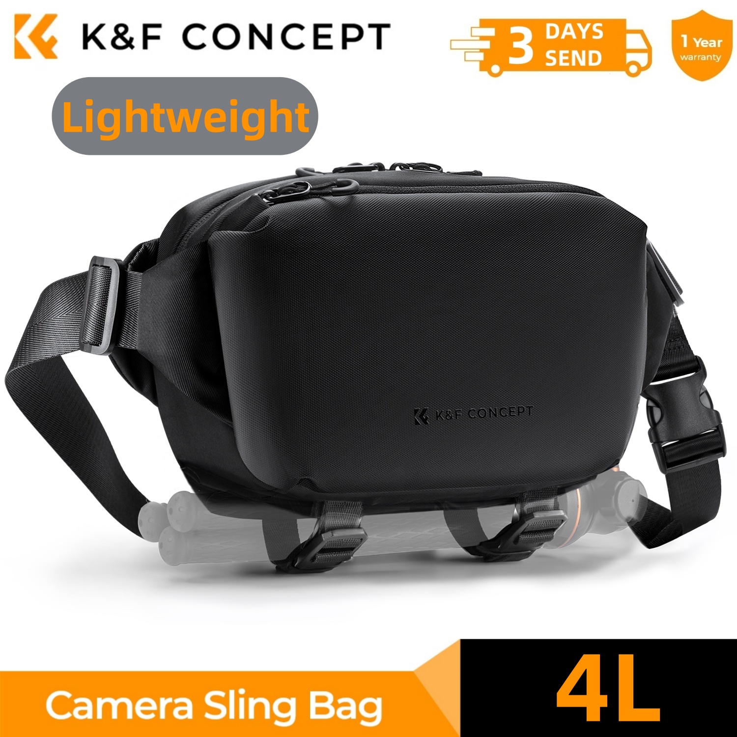 K&F CONCEPT 4L Camera Sling Ba - Camera Bag Waterproof 评论和价格