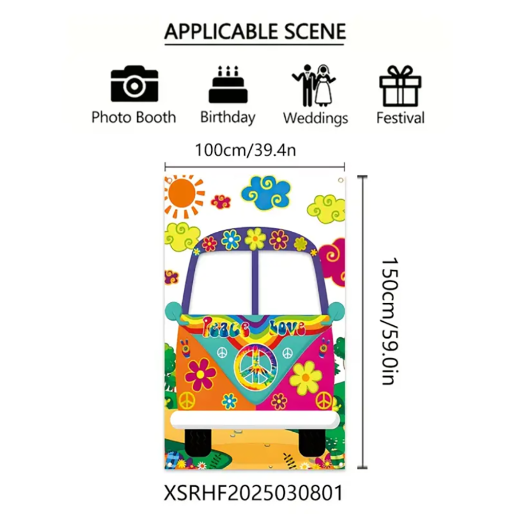 Vintage Hippie Bus Photo Booth - Photography Logo 评论和价格