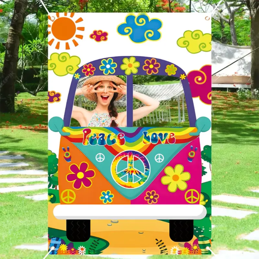 Vintage Hippie Bus Photo Booth - Photography Logo 评论和价格