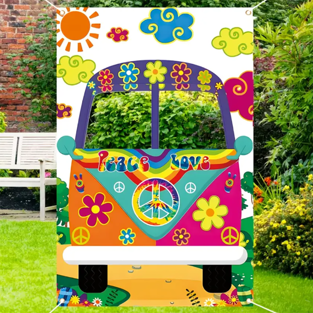 Vintage Hippie Bus Photo Booth - Photography Logo 评论和价格