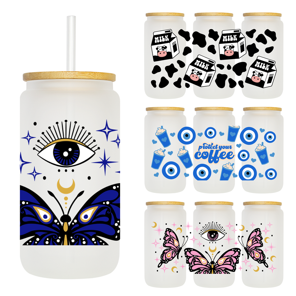 Evil Eyes Coffee And Milk 16OZ - Photography Logo 评论和价格