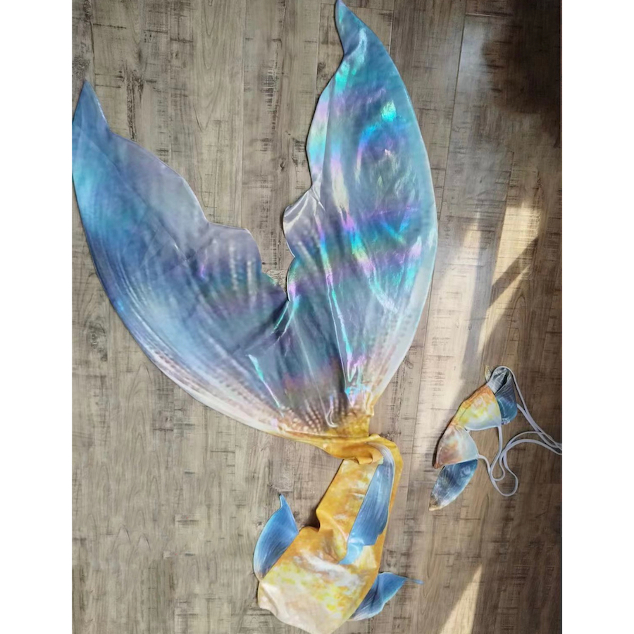 Premium Gold Foil Mermaid Tail - Photography Youtube 评论和价格