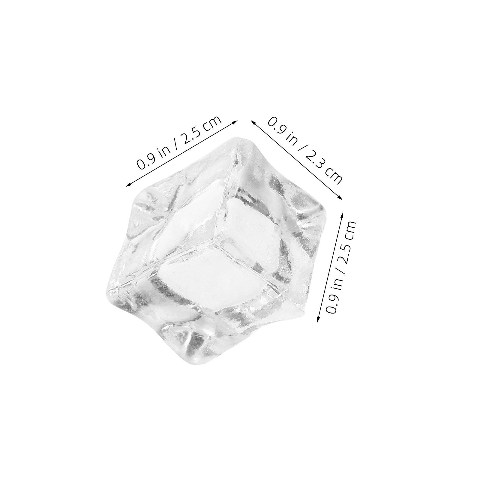 100Pcs Simulation Ice Cubes Ar - Photography Simulator 评论和价格