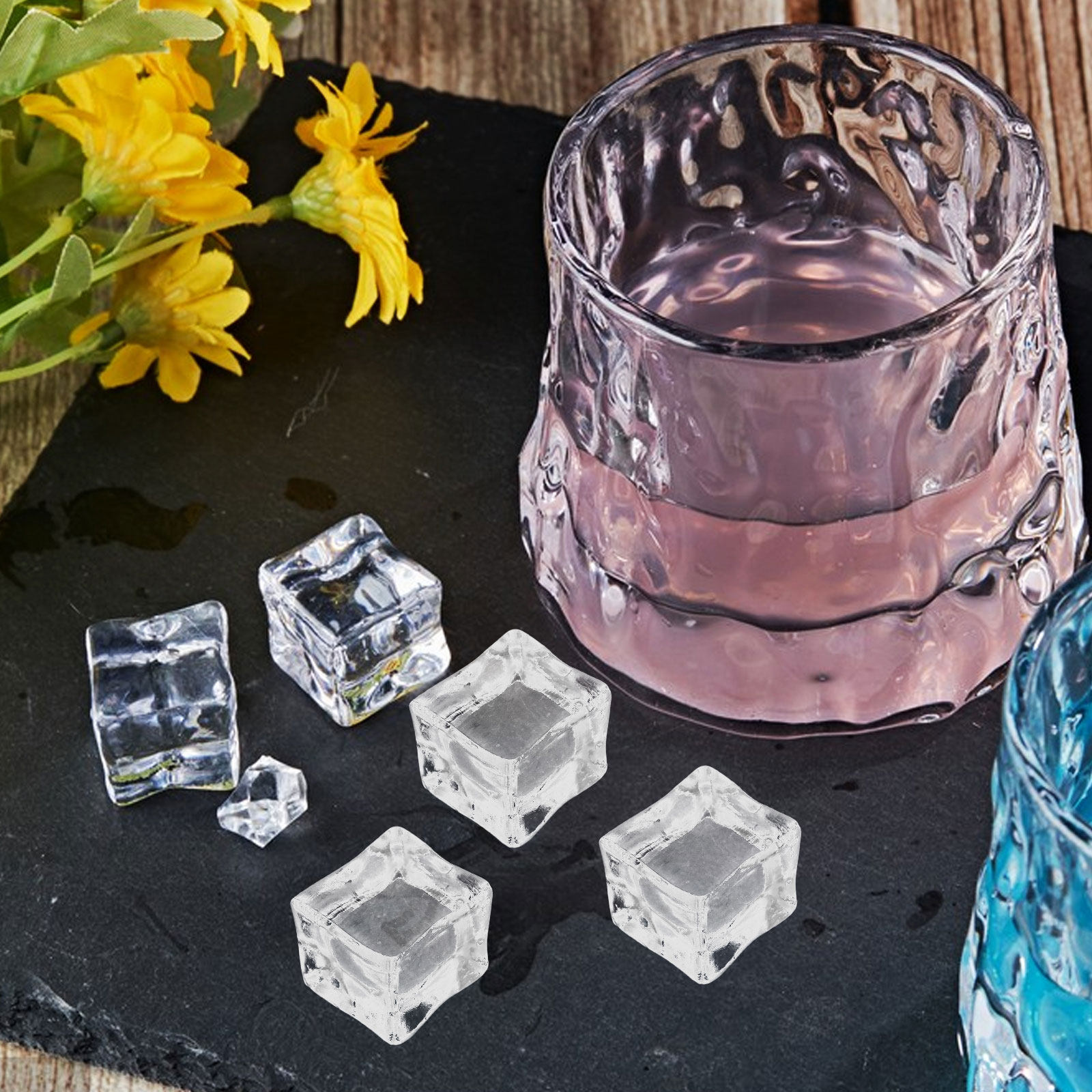 100Pcs Simulation Ice Cubes Ar - Photography Simulator 评论和价格
