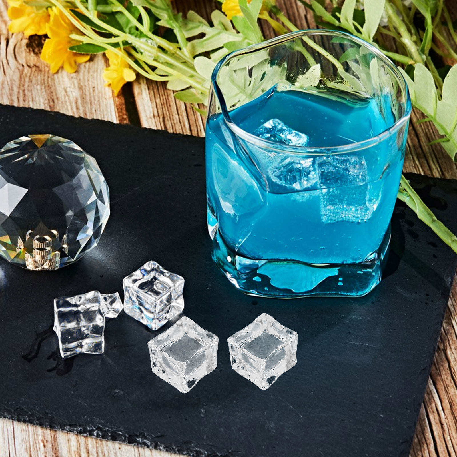 100Pcs Simulation Ice Cubes Ar - Photography Simulator 评论和价格