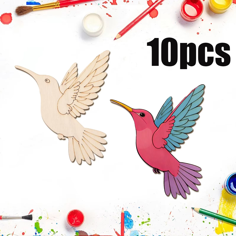 10pcs Unfinished Wood Animal B - Photography Interior 评论和价格