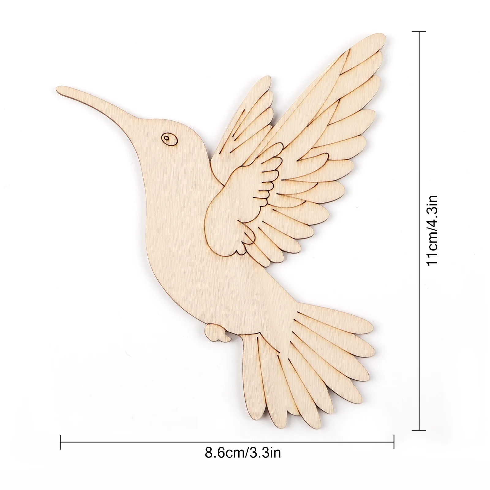 10pcs Unfinished Wood Animal B - Photography Interior 评论和价格