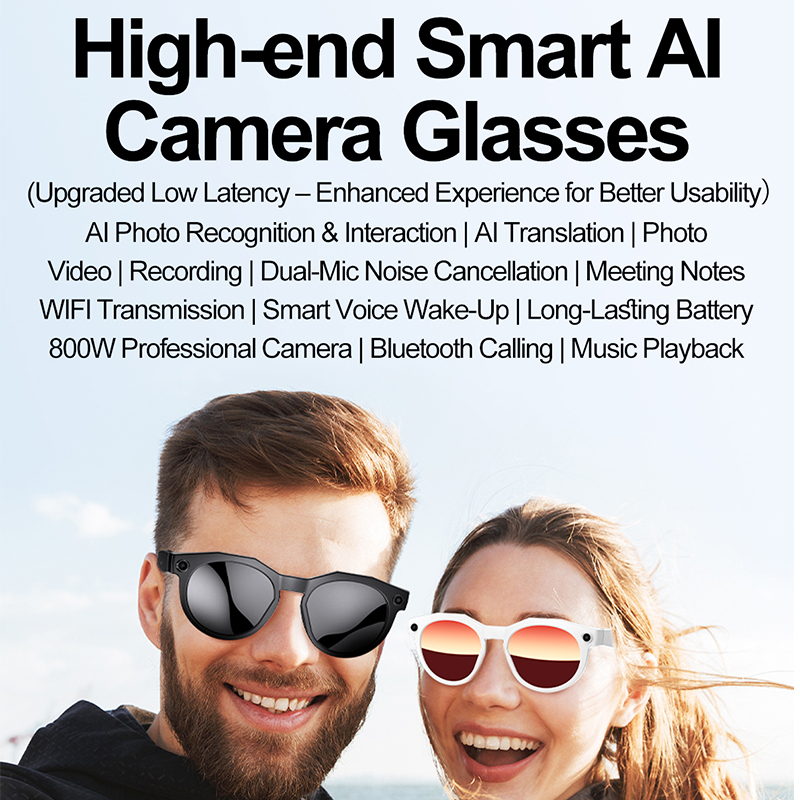New Smart Glasses Bluetooth Ca - Photography Translate 评论和价格