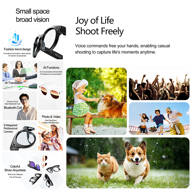 New Smart Glasses Bluetooth Ca - Photography Translate 评论和价格