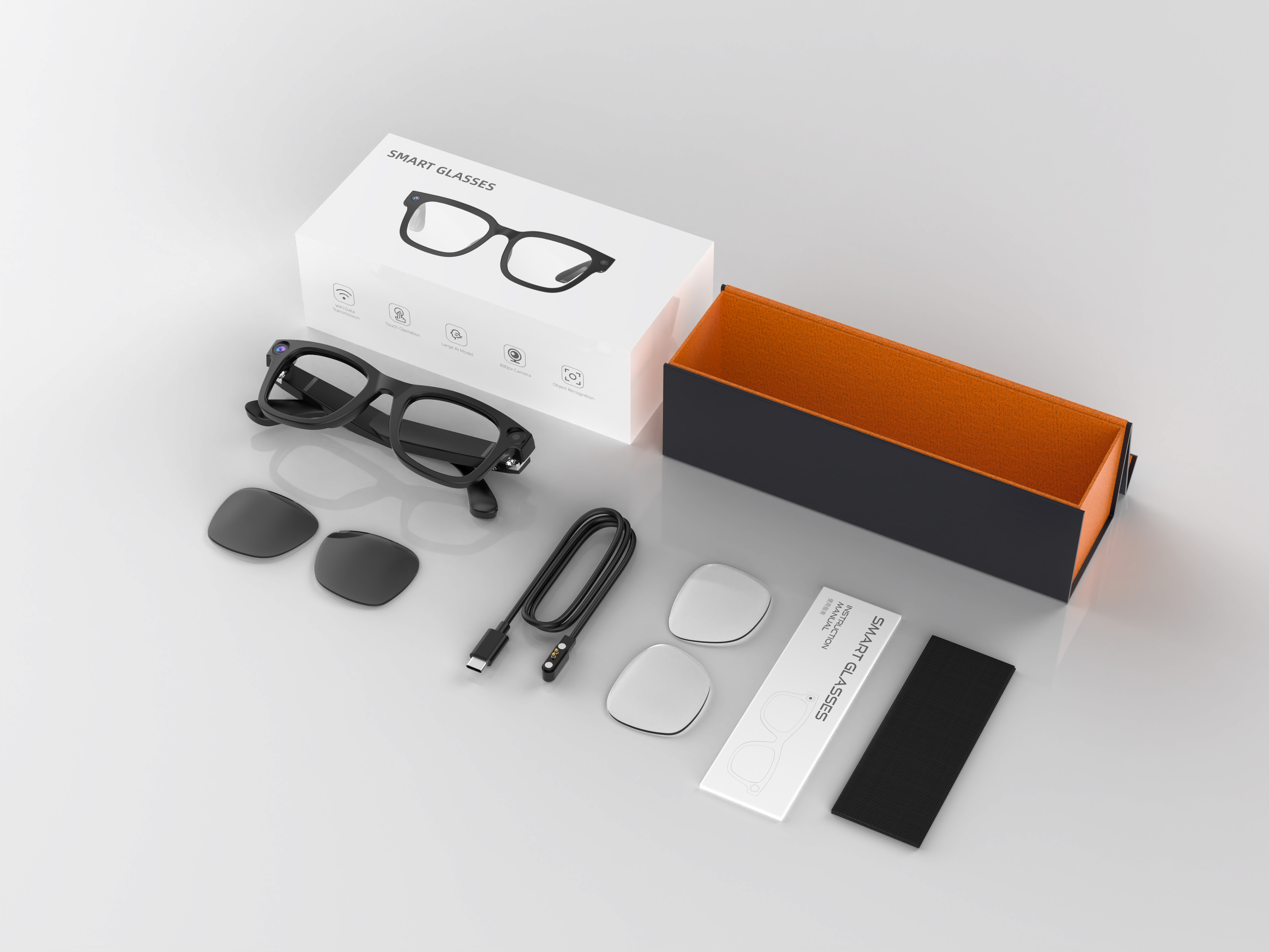 G300 AI Smart Glasses 800W HD  - Photography Translate 评论和价格