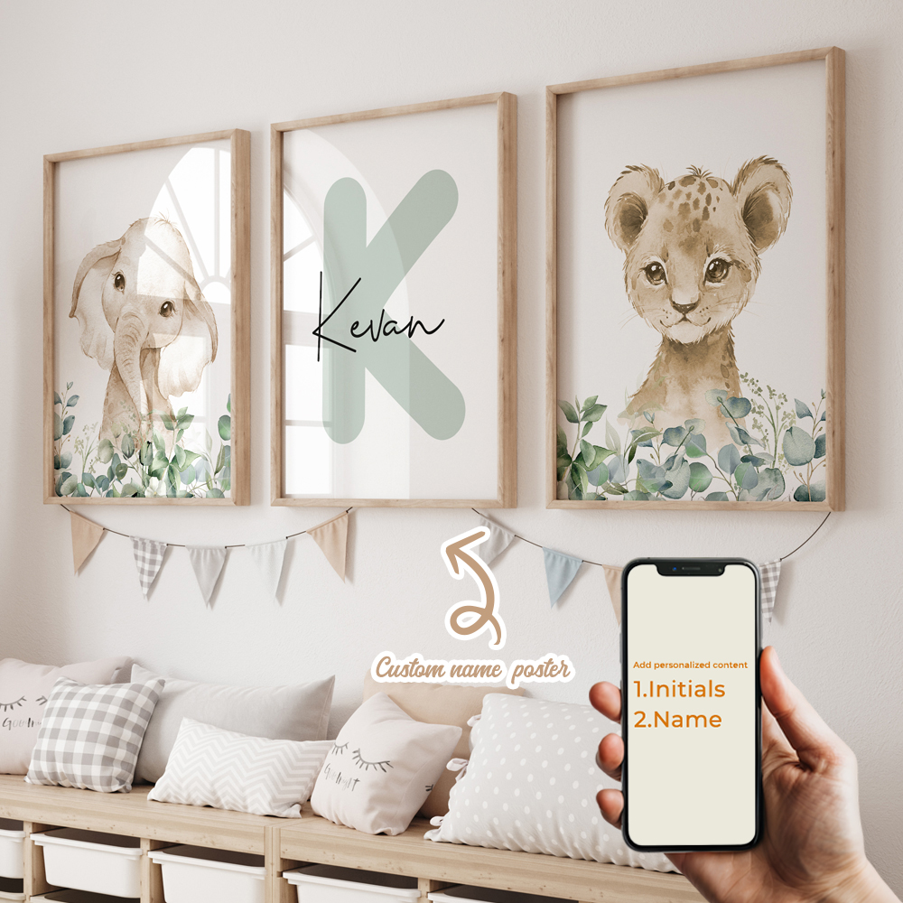 3pcs Personalized Custom Name  - Photography Interior 评论和价格