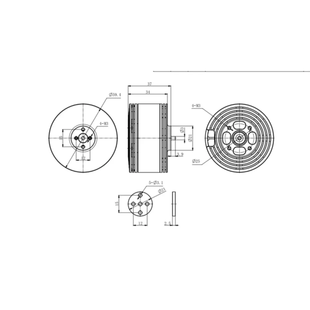 EA5416 Brushless Motor Aerial  - Photography Mapped 评论和价格