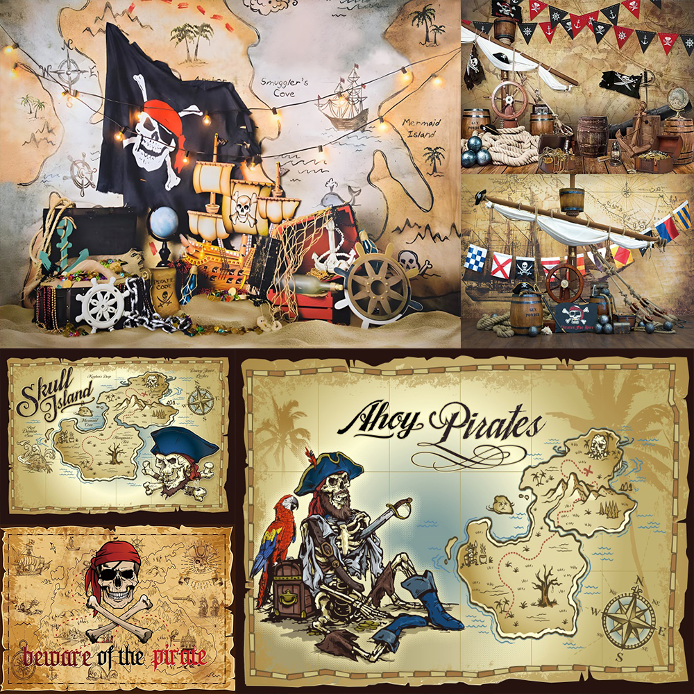 Pirate Theme Kids Birthday Par - Photography Mapped 评论和价格