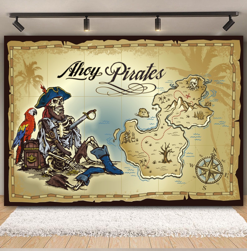 Pirate Theme Kids Birthday Par - Photography Mapped 评论和价格