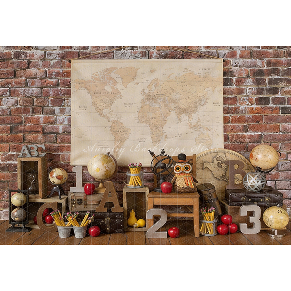 Vintage World Map Globes Geogr - Photography Mapped 评论和价格