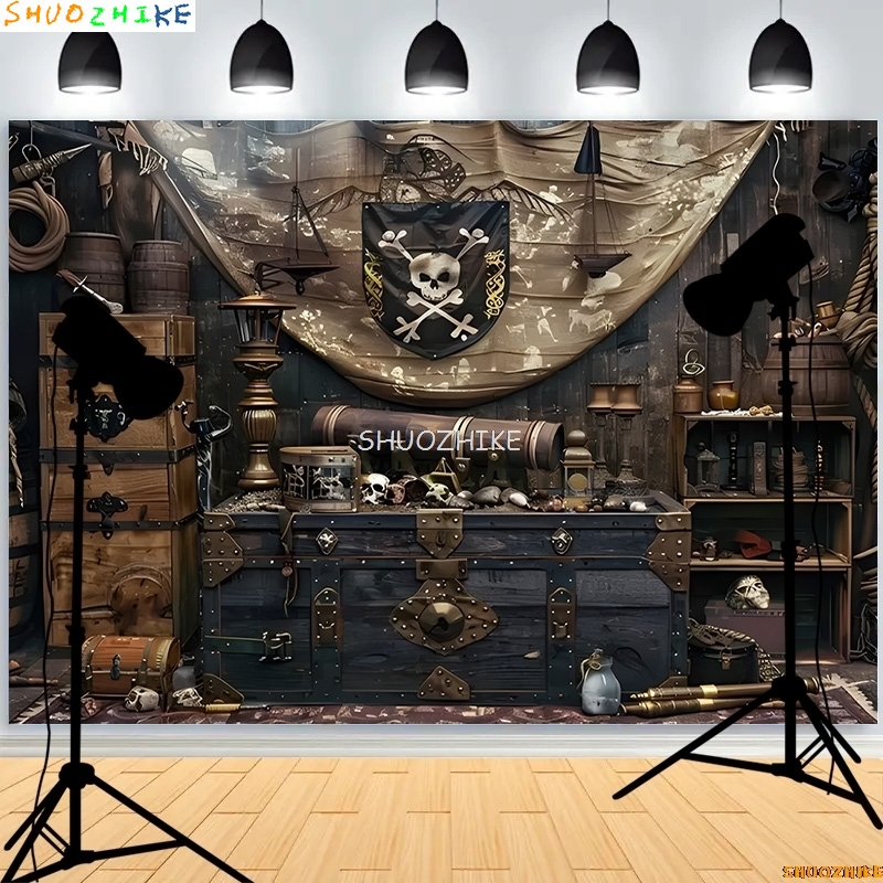Retro Pirate Treasure Map Back - Photography Mapped 评论和价格