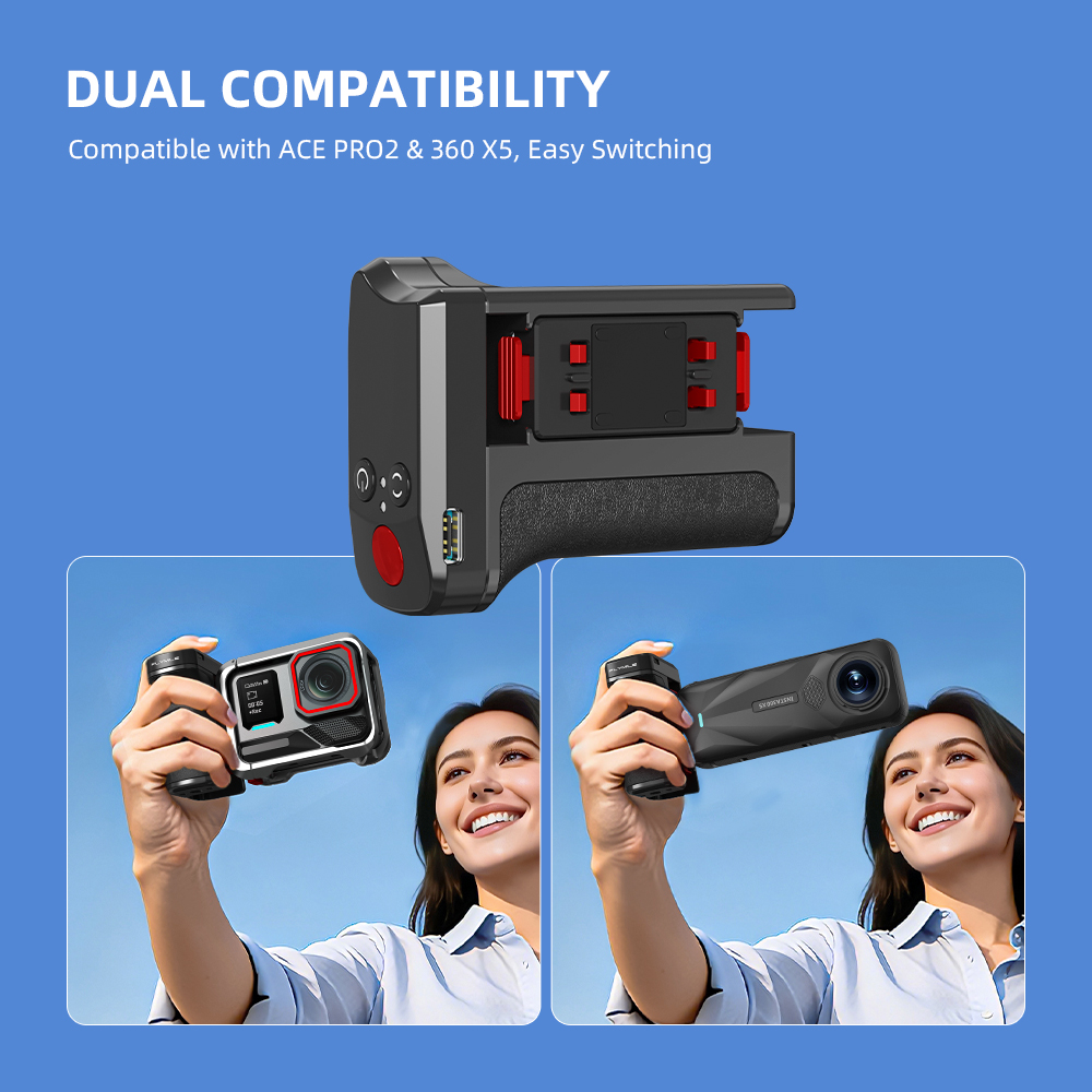 Flymile 50M Bluetooth Grip Han - Photography Grip Insta360 X5 评论和价格