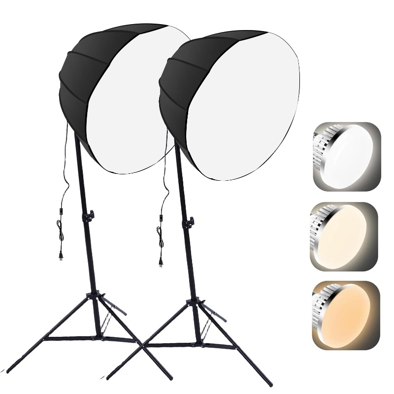 2 Sets Photography Lights Kit  - Photography Bulb 评论和价格